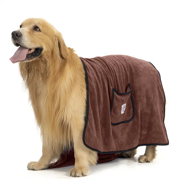 Super Water absorbing And Quick drying Cleaning Bath Towel Brown - Shop at LoveMi
