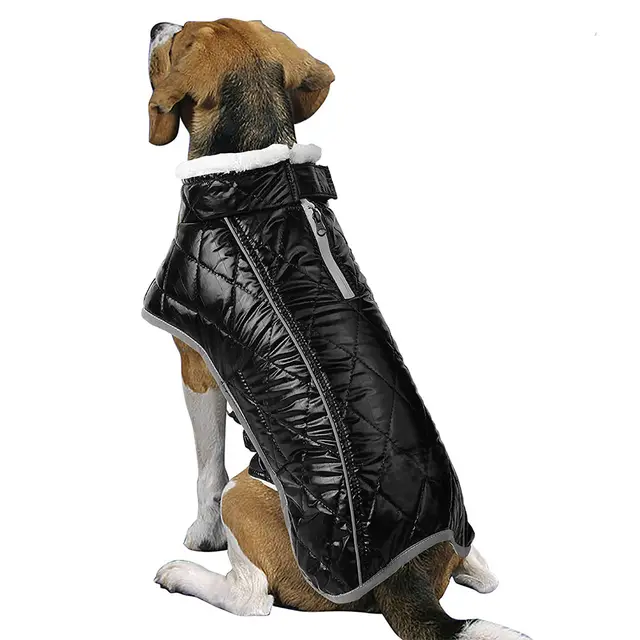 Pet Clothes Waterproof Velvet Warm Black - Shop at LoveMi