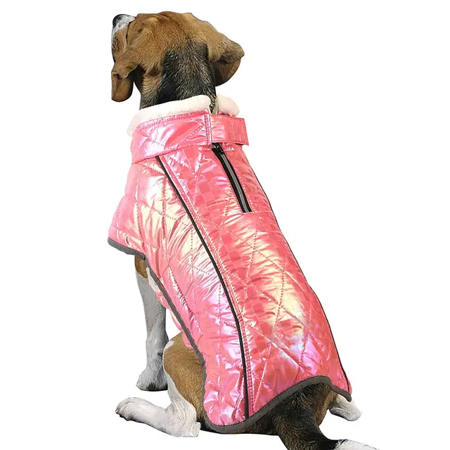 Pet Clothes Waterproof Velvet Warm Colorful Pink - Shop at LoveMi