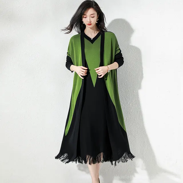 Knitted Ice Silk Bottoming Shirt Classic Black Cardigan - Shop at LoveMi