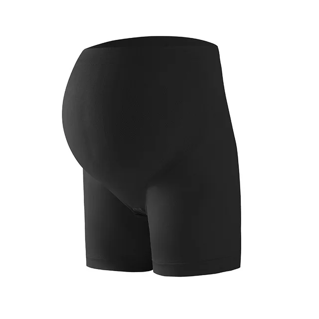Summer High Waist Pregnant Women's Thin Boxers Safety Pants Black - Shop at LoveMi
