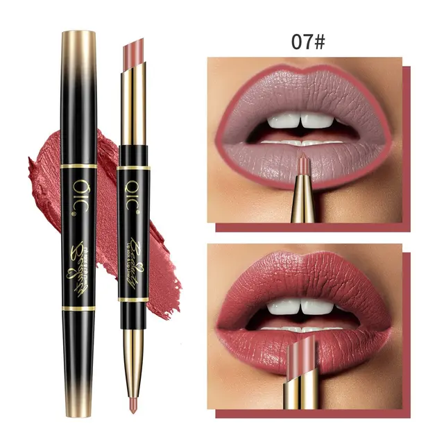 Double headed Lipstick Lip Liner 07 Cameo Brown - Shop at LoveMi