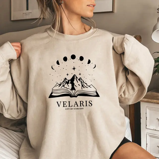 European And American Letter Pattern Three dimensional Printing Crew Neck Pullover Sweatshirt Apricot - Shop at LoveMi