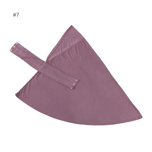 Adjustable High Elastic Multi color Modal Breathable Strap Button Cap Solid Color Scarf 7 Color - Shop at LoveMi