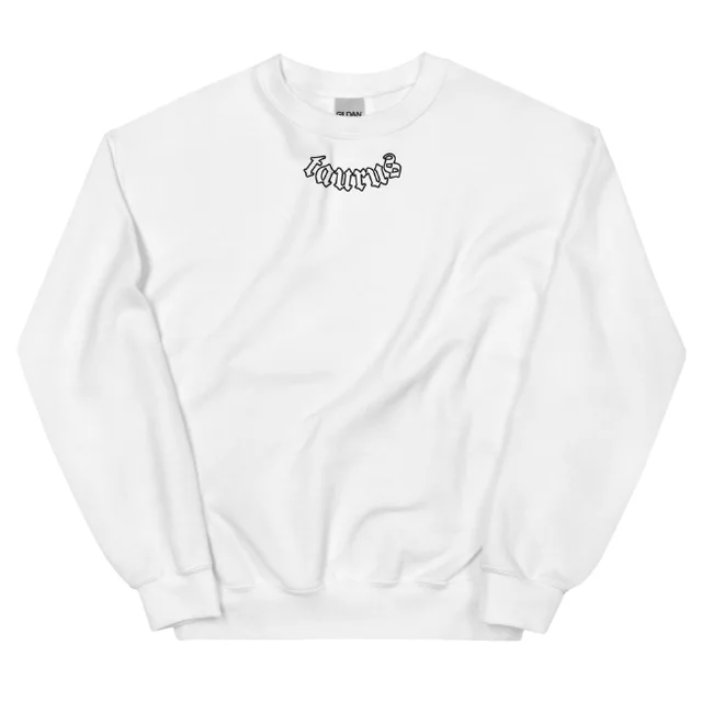Autumn And Winter European And American Men's And Women's Long Sleeves White - Shop at LoveMi