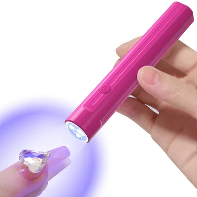 Handheld Manicure In line Lamps Small Portable Plug in Type Baking Pitaya Color - Shop at LoveMi