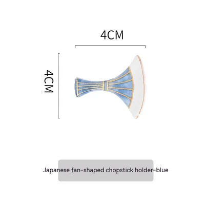 Japanese Creative Chopstick Holder Ceramic Light Blue - Shop at LoveMi