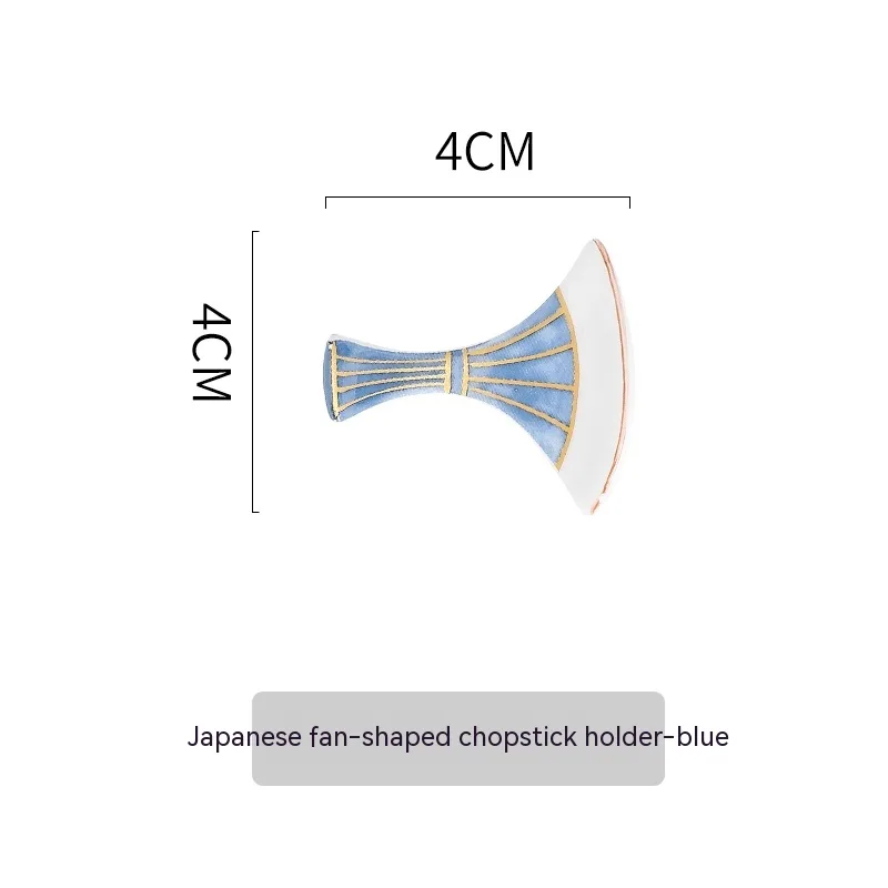 Japanese Creative Chopstick Holder Ceramic - Light Blue