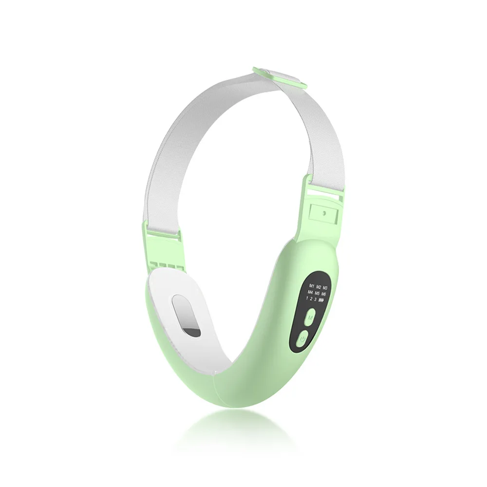 Face Slimming Beauty Instrument Household Double High Frequency Micro Vibration Green - Shop at LoveMi