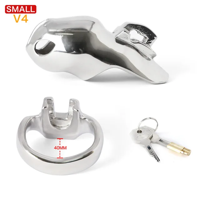 Stainless Steel Chastity Lock Anti masturbation Anti derailment Small 40Mm - Shop at LoveMi