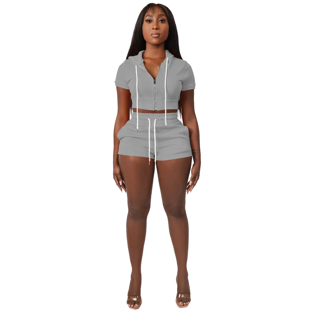 Top Hoodie Two piece Set Suit Emerald Green - Shop at LoveMi