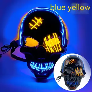 Scar One-eye Pirate Mask - Yellow