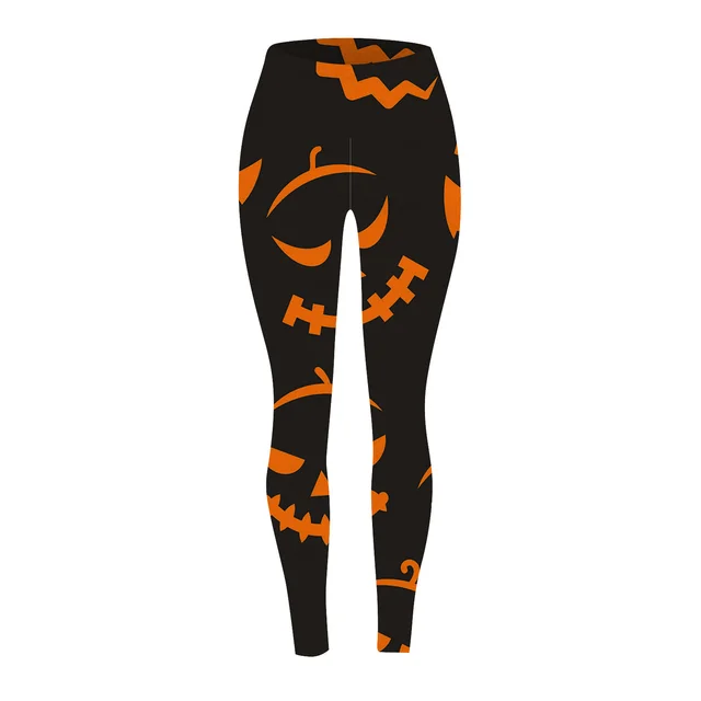 Women's Fashion Halloween Digital Printing Skinny Leggings Yjk H4092 - Shop at LoveMi