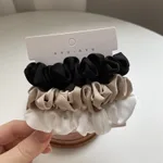 Elegant Silky Satin Simple French Hairtie - Type A
