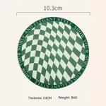Black Dark Green Square