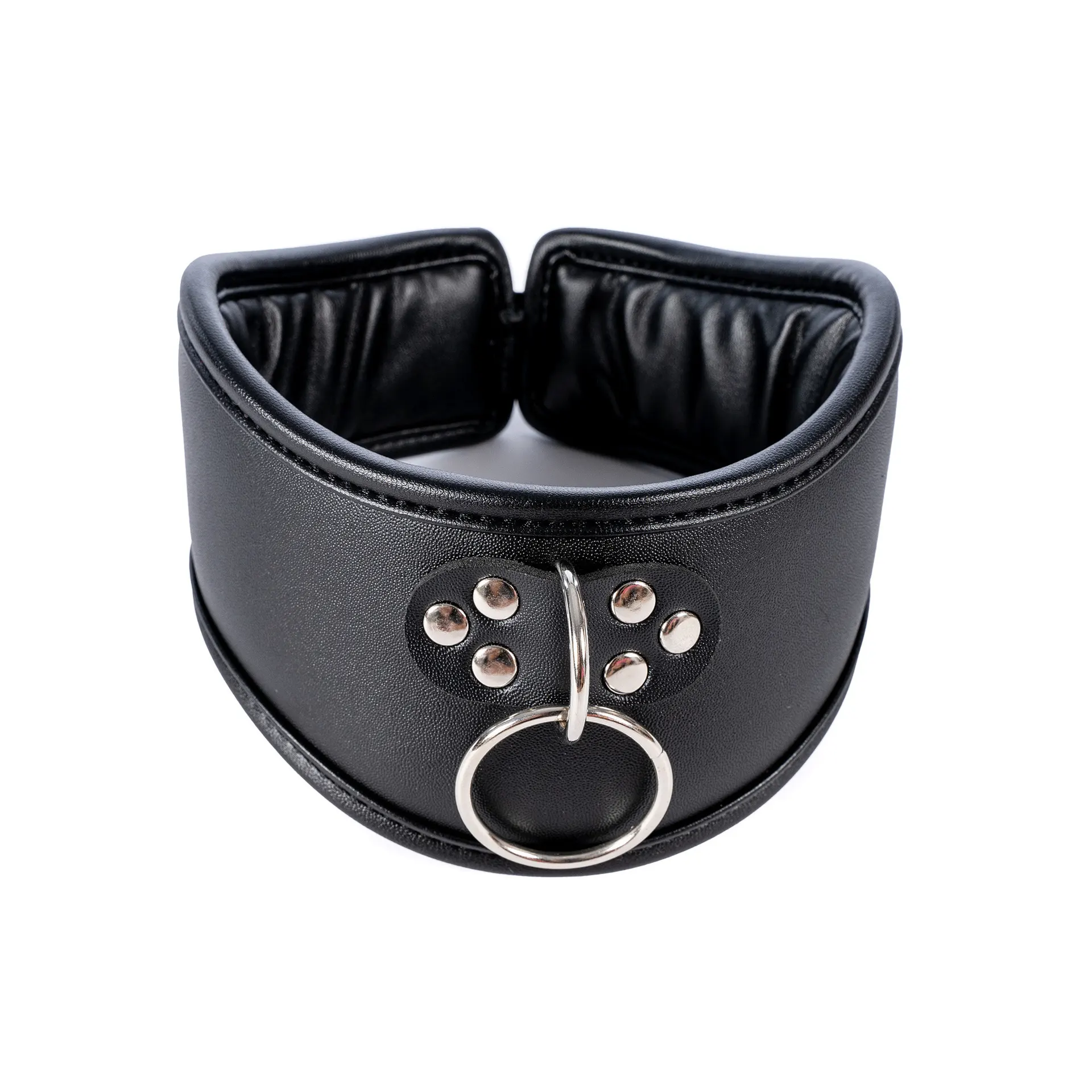 Beauty Neck Sheath Reinforced Cotton Collar Training - Black