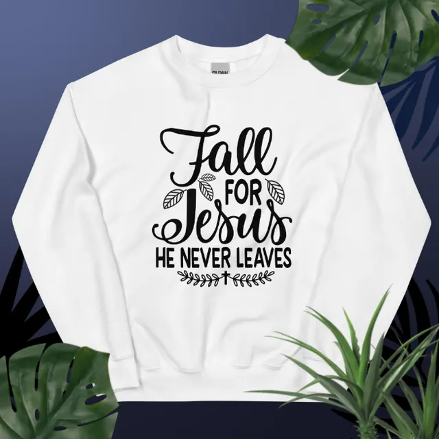European And American Letters Graphic Print Crew Neck Pullover White - Shop at LoveMi