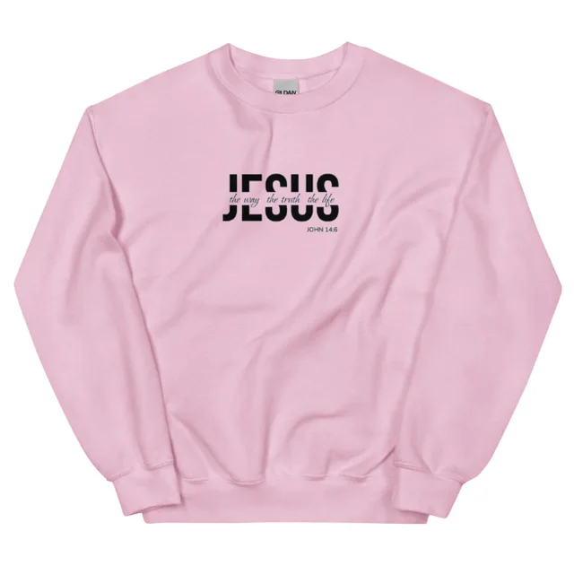 Truth And Light Women's Sweater Pink - Shop at LoveMi