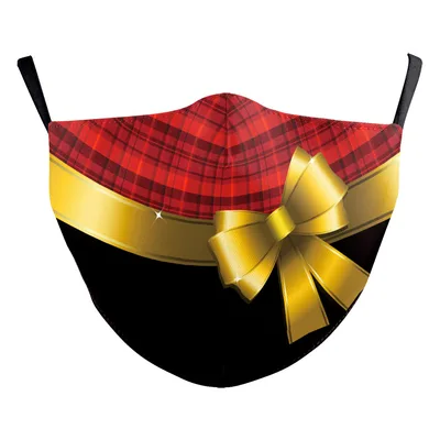 Christmas Beard Digital Printing Face Creative Double layer Dust Mask B178 1843 - Shop at LoveMi