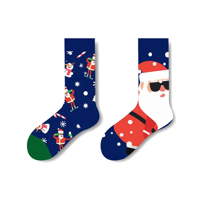 AB Surface Christmas Socks Men's Mid calf Cotton Socks 1113Color - Shop at LoveMi