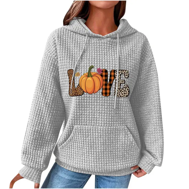 Women's Sweater Loose Long Sleeve Gray Two - Shop at LoveMi