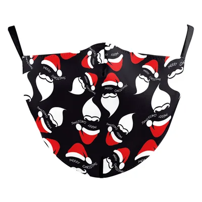 Snowflake Christmas Red Digital Printing Double layer Dust Mask B178 1465 - Shop at LoveMi