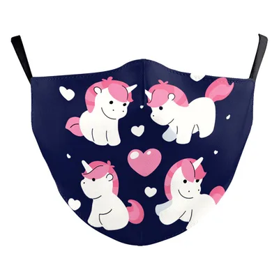 Christmas Single Corner Print Double Layer Dust Mask B178 507 - Shop at LoveMi