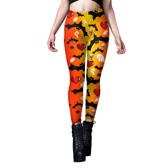 Halloween New Women's Leggings Bandage Printed Yoga Pants B4161016 - Shop at LoveMi