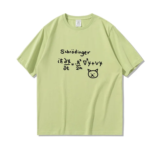 Physical Formula Loose Cotton Student Half Sleeve Clothing Green - Shop at LoveMi