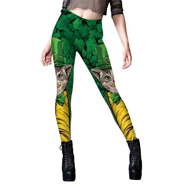 Saint Patrick's Day Clothing Digital Printed Leggings B2301176 - Shop at LoveMi