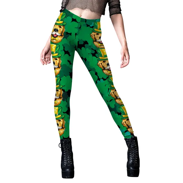 Saint Patrick's Day Clothing Digital Printed Leggings B2301177 - Shop at LoveMi
