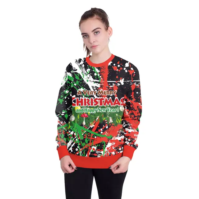 Women's Christmas 3D Digital Printed Pullover Sweatshirt Swys031 - Shop at LoveMi