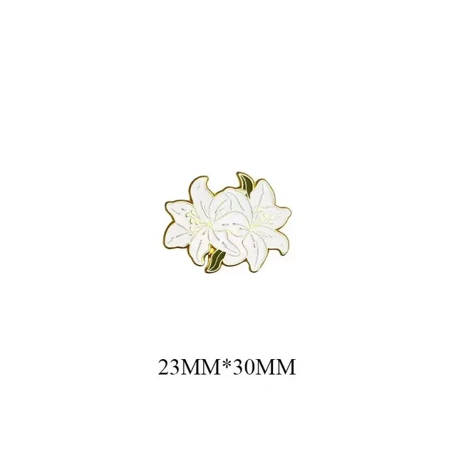 Personalized Plant Badge Cute Pin Lily - Shop at LoveMi