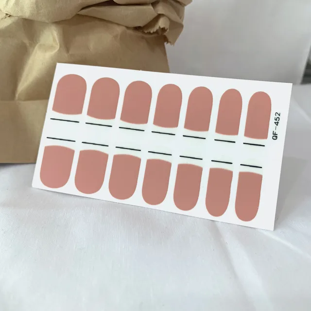 Fashion Tearable Waterproof Nail Sticker Qf452 - Shop at LoveMi