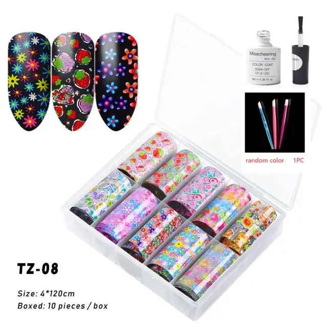 Nail Supplies Transfer Sticker Tz08 Set - Shop at LoveMi