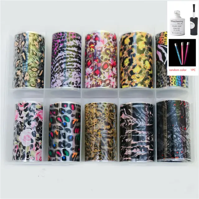 Nail Art Transfer Foils Set Of 12 Bundle14 Set - Shop at LoveMi