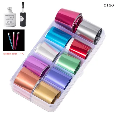 Nail Art Transfer Foils Set Of 12 C150 Set - Shop at LoveMi