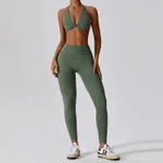 1 Bra Trousers Twilight Green
