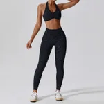 2 Bra Trousers Gloss Black