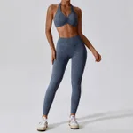 2 Bra Trousers Purple Blue