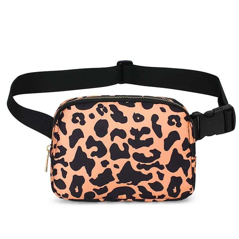Waist Running Mobile Phone Crossbody Multifunctional Unisex Shoulder Sport Fitness Bag - Yellow