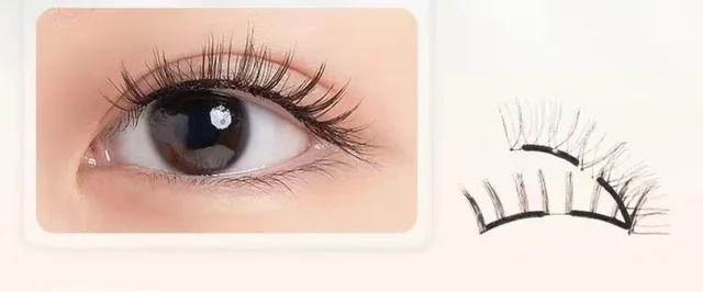 Soft Magnetic Suction And Dense C Curling Eyelashes Sunset Brown Upgrade - Shop at LoveMi