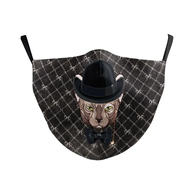 Wansheng Face Animal Digital Printing Double layer Dust Mask B178 365 - Shop at LoveMi