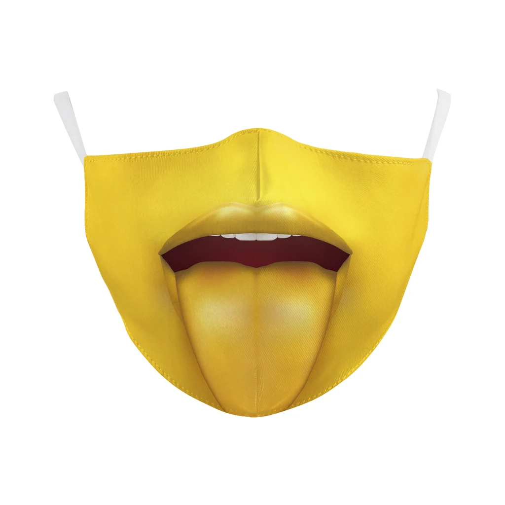 Wansheng Face Animal Digital Printing Double-layer Dust Mask - B178 383