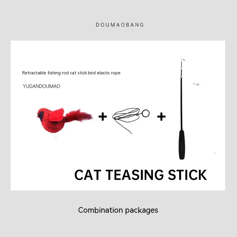Cat Pets Toy Relieving Stuffy Simulation Plush Pet Products - Red 3 Style
