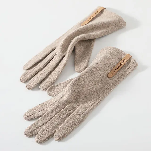 Women's Fleece lined Thickened Outdoor Cycling Touch Screen Warm Gloves Average Size - Shop at LoveMi