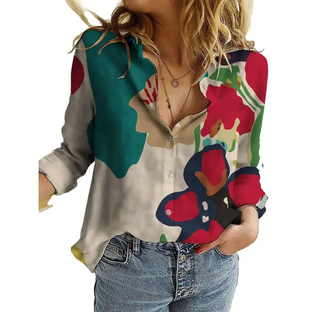 Women's 3D Digital Printing Shirt Hskxc20222513X - Shop at LoveMi