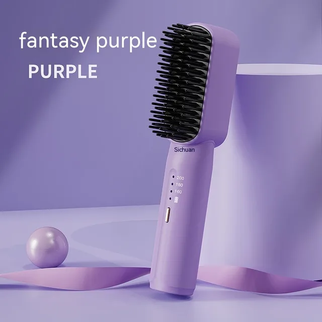 Charging Straight Comb Negative Ions Dream Purple - Shop at LoveMi
