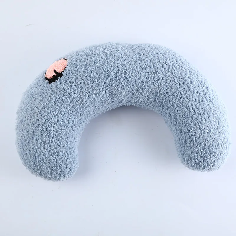 Little Pillow For Cats Fashion Neck Protector Deep Sleep Puppy U Shaped Pillow Pets Pillow Kitten Headrest Dog Sleeping Pillow Pet Products Blue1 - Shop at LoveMi