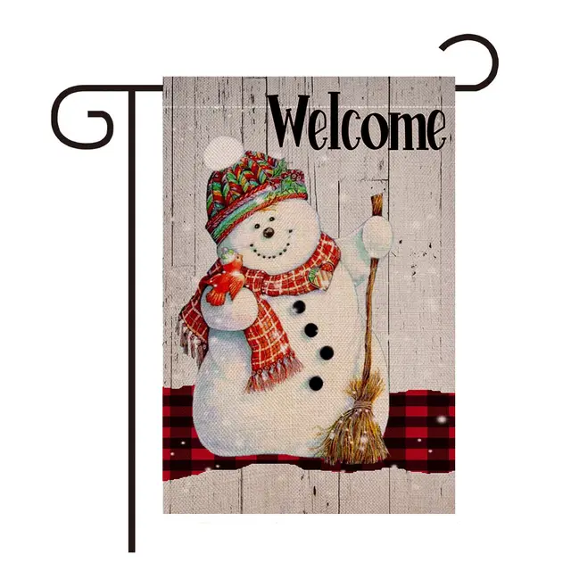 Christmas Linen Garden Banner Courtyard Outdoor Sd 001 - Shop at LoveMi